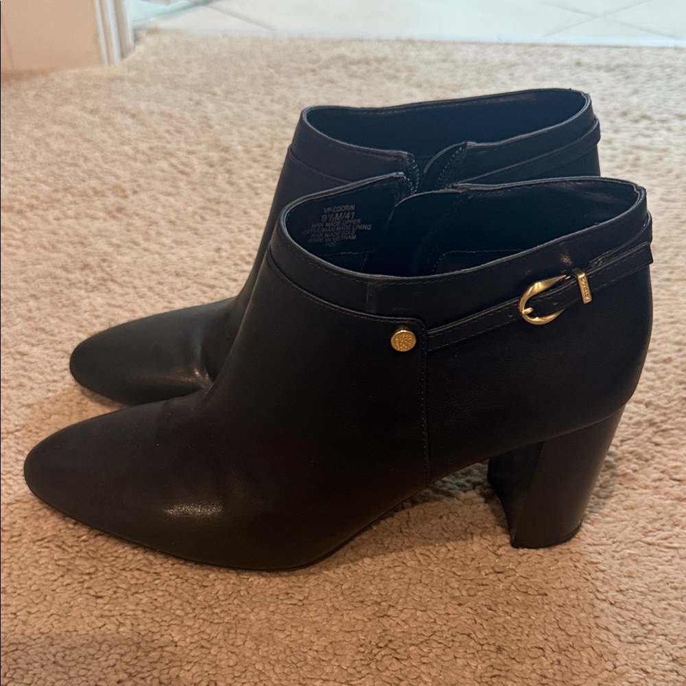 Vince Camuto Black Ankle Booties
